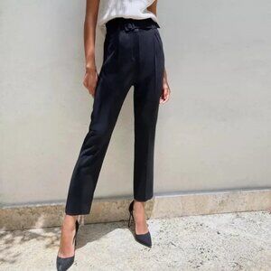 Babaton (Aritzia) Encore Belted Pant (Black, 2 US)